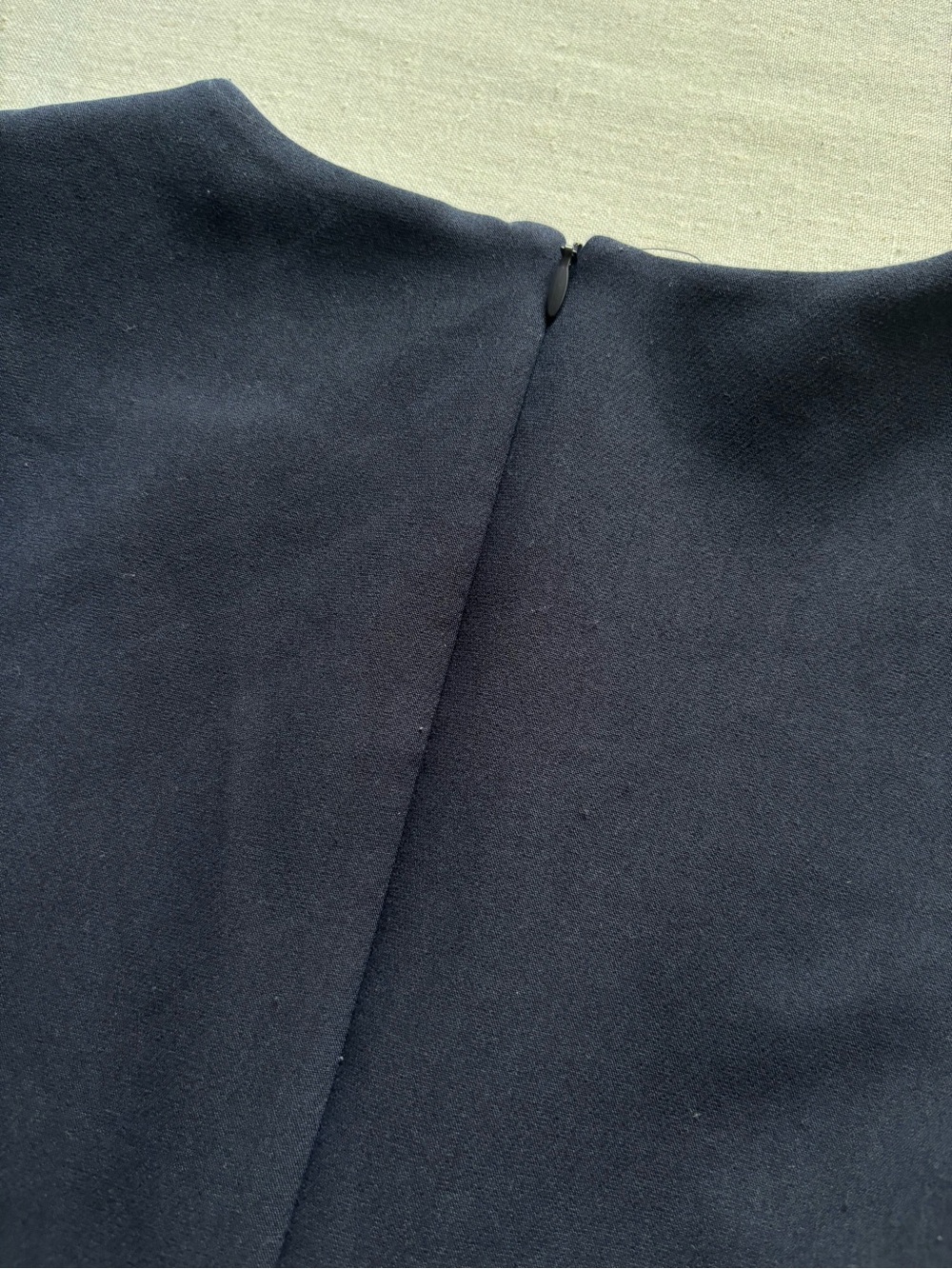 Amanda Uprichard Andie Mini Dress Navy Size M | Modern Cocktail Dress - Picture 5 of 12